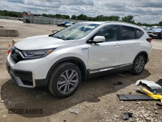 2021 Honda CR-V Touring z VIN 7FART6H96ME008863, wystawiony jako Copart lot #57656355 z przebiegiem 34 238 mil mil oraz Szkoda całkowita • Salvage title. Historia ofert i sprzedaży dostępna na DreamBid. Obrazek 1.