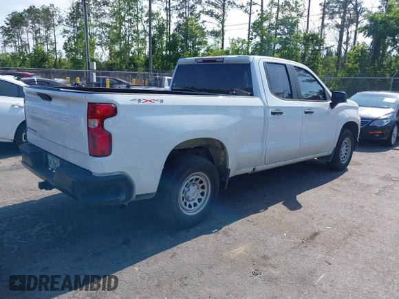 2019 Chevrolet Silverado 1500 Work Truck with VIN 1GCRYAEH3KZ392586, listed as a IAAI auction lot 42116607 with 122,537 mi miles and . Bid and sale history available at DreamBid. Image 4.