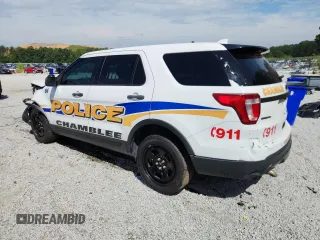 2017 Ford Police Interceptor Utility z VIN 1FM5K8AR1HGC62541, wystawiony jako Copart lot #63190445 z przebiegiem 113 007 mil mil oraz Czysty tytuł • Clean title. Historia ofert i sprzedaży dostępna na DreamBid. Obrazek 2.