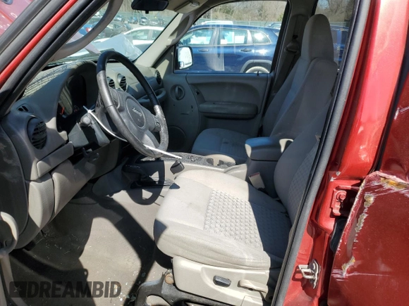 2007 Jeep Liberty Sport with VIN 1J4GL48K17W694962, listed as a Copart auction lot 49211845 with 205,023 mi miles and Clean Title. Bid and sale history available at DreamBid. Image 7.