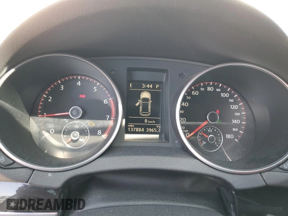 2012 Volkswagen Golf GTI Autobahn with VIN WVWHV7AJ7CW291246, listed as a Copart auction lot 61469265 with 137,884 mi miles and Salvage title. Bid and sale history available at DreamBid. Image 9.