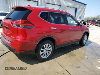2017 Nissan Rogue S with VIN JN8AT2MV0HW258108, listed as a Copart auction lot 52141815 with 128,306 mi miles and Salvage Title. Bid and sale history available at carsss.com. Image 3.