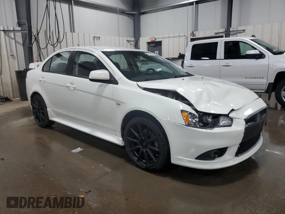 2014 Mitsubishi Lancer GT with VIN JA32U8FW7EU005332, listed as a Copart auction lot 81083874 with 127,083 mi miles and Salvage Title. Bid and sale history available at carsss.com. Image 4.