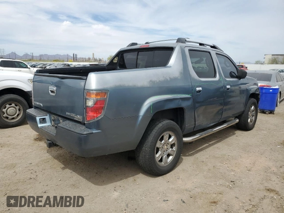 2006 Honda Ridgeline RTL with VIN 2HJYK16556H524959, listed as a Copart auction lot 50733285 with 134,389 mi miles and Salvage Title. Bid and sale history available at carsss.com. Image 3.