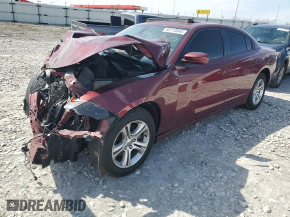 2019 Dodge Charger SXT with VIN 2C3CDXBG9KH728150, listed as a Copart auction lot 50713045 with 148,030 mi miles and Salvage title. Bid and sale history available at DreamBid. Image 1.