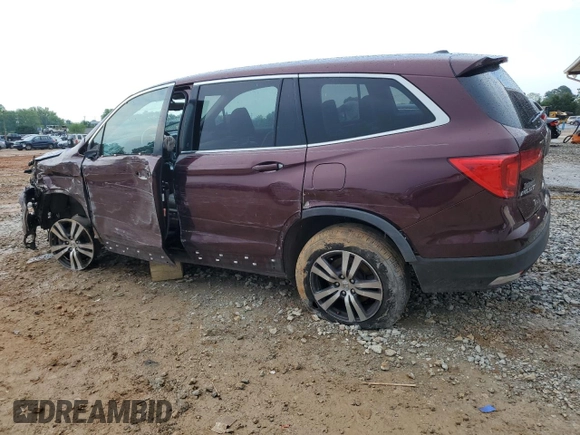 2017 Honda Pilot EX-L with VIN 5FNYF6H5XHB079081, listed as a Copart auction lot 54656305 with 197,010 mi miles and Salvage title. Bid and sale history available at DreamBid. Image 2.