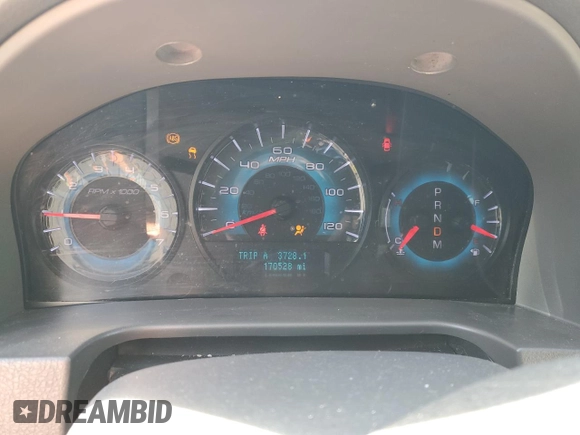 2010 Ford Fusion SEL with VIN 3FAHP0JG2AR357682, listed as a Copart auction lot 42800625 with 170,528 mi miles and Salvage Title. Bid and sale history available at carsss.com. Image 9.