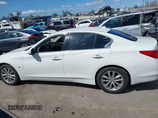 2017 Infiniti Q50 2.0t with VIN JN1CV7AP5HM641865, listed as a IAAI auction lot 41931936 with 109,046 mi miles. Bid and sale history available at carsss.com. Image 14.