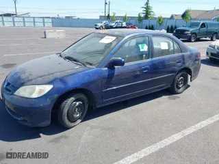 2005 Honda Civic Sdn EX with VIN 2HGES26725H596443, listed as a IAAI auction lot 42084766 with 1 mi miles. Bid and sale history available at carsss.com. Image 2.