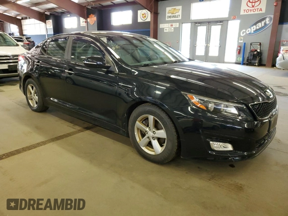 2014 Kia Optima LX with VIN 5XXGM4A70EG313951, listed as a Copart auction lot 63703955 with 87,929 mi miles and Clean title. Bid and sale history available at DreamBid. Image 4.