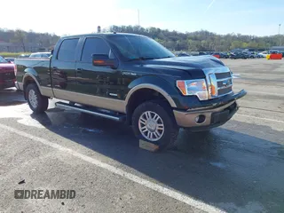 2012 Ford F-150 XL with VIN 1FTFW1ET3CFB33371, listed as a IAAI auction lot 41889333 with 125,894 mi miles. Bid and sale history available at carsss.com. Image 1.