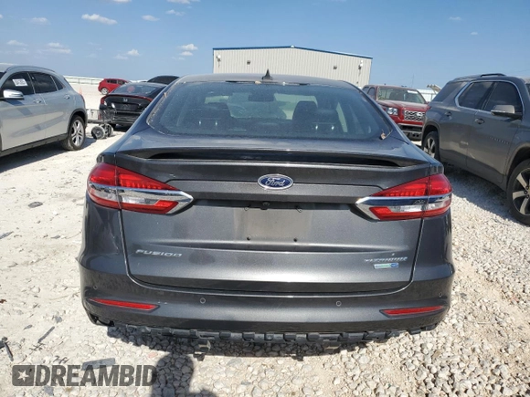 2019 Ford Fusion Titanium with VIN 3FA6P0D98KR141499, listed as a Copart auction lot 49250385 with 0 mi miles and Clean Title. Bid and sale history available at carsss.com. Image 6.