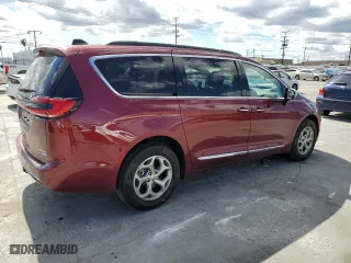 2023 Chrysler Pacifica Limited with VIN 2C4RC3GG9PR605377, listed as a Copart auction lot 51781805 with 7,606 mi miles and Salvage Title. Bid and sale history available at carsss.com. Image 3.