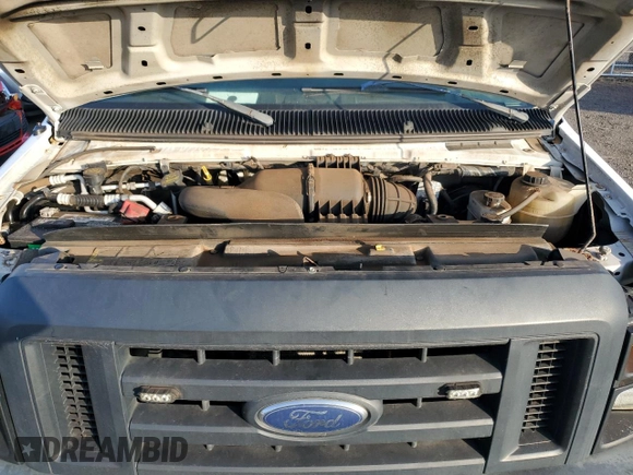 2013 Ford Econoline Cargo Commercial with VIN 1FTNE1EW6DDA13974, listed as a Copart auction lot 85720354 with 167,406 mi miles and Salvage title. Bid and sale history available at DreamBid. Image 12.