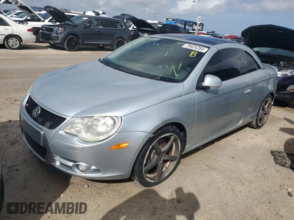 2007 Volkswagen Eos 3.2L with VIN WVWDB71F87V051900, listed as a Copart auction lot 79424264 with Not Provided miles and Non Repairable. Bid and sale history available at DreamBid. Image 1.