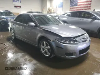 2007 Mazda 6 i Touring with VIN 1YVHP80C775M55684, listed as a Copart auction lot 50104955 with 49,608 mi miles and Salvage Title. Bid and sale history available at DreamBid. Image 4.