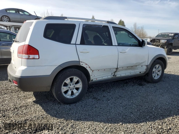 2009 Kia Borrego EX with VIN KNDJH741195016118, listed as a Copart auction lot 50418995 with 176,968 mi miles and Salvage Title. Bid and sale history available at carsss.com. Image 3.