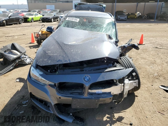 2017 BMW 3 Series 330i xDrive with VIN WBA8K3C51HK679313, listed as a Copart auction lot 50320154 with Not Provided miles and Non Repairable. Bid and sale history available at carsss.com. Image 5.