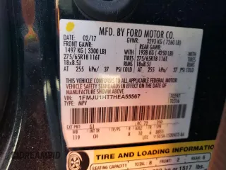 2017 Ford Expedition XLT z VIN 1FMJU1HT7HEA55567, wystawiony jako Copart lot #50294525 z przebiegiem 140 582 mil mil oraz Szkoda całkowita • Salvage title. Historia ofert i sprzedaży dostępna na DreamBid. Obrazek 13.