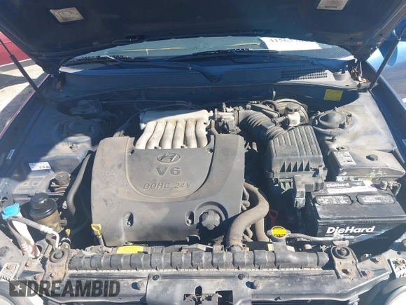 2003 Hyundai Sonata GLS with VIN KMHWF35H73A763880, listed as a IAAI auction lot 41563764 with 123,058 mi miles. Bid and sale history available at carsss.com. Image 10.