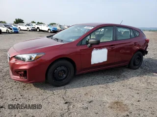 2017 Subaru Impreza with VIN 4S3GTAA66H3740466, listed as a Copart auction lot 58939525 with 132,003 mi miles and Salvage title. Bid and sale history available at DreamBid. Image 1.