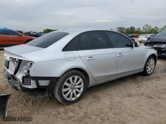 2014 Audi A4 Premium with VIN WAUAFAFL0EA119465, listed as a Copart auction lot 50962965 with 90,663 mi miles and Salvage Title. Bid and sale history available at carsss.com. Image 3.