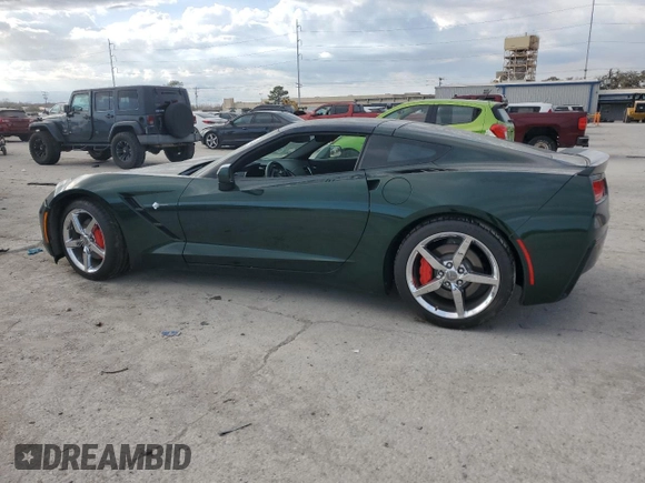 2014 Chevrolet Corvette 1LT with VIN 1G1YA2D78E5103009, listed as a Copart auction lot 43945745 with 120,811 mi miles and Salvage Title. Bid and sale history available at carsss.com. Image 2.