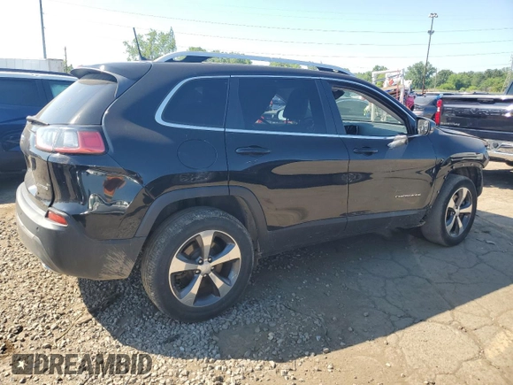 2019 Jeep Cherokee Limited with VIN 1C4PJMDX1KD236274, listed as a Copart auction lot 62732775 with Not provided miles and Clean title. Bid and sale history available at DreamBid. Image 3.