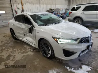 2020 Acura ILX w/Premium/A-SPEC Pkg with VIN 19UDE2F81LA009110, listed as a Copart auction lot 41711785 with 50,266 mi miles and Salvage Title. Bid and sale history available at carsss.com. Image 4.