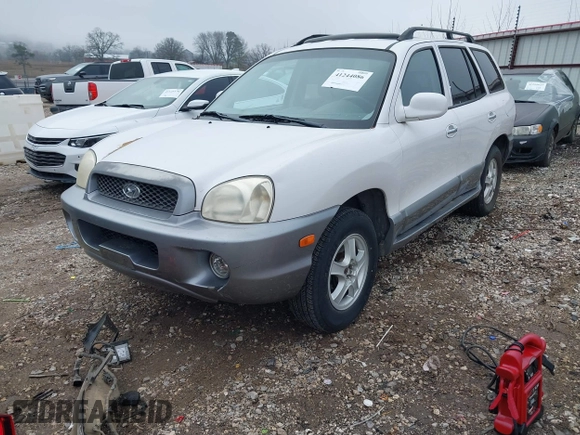 2003 Hyundai Santa Fe LX with VIN KM8SC73E23U536604, listed as a IAAI auction lot 41244086 with 193,213 mi miles. Bid and sale history available at carsss.com. Image 2.