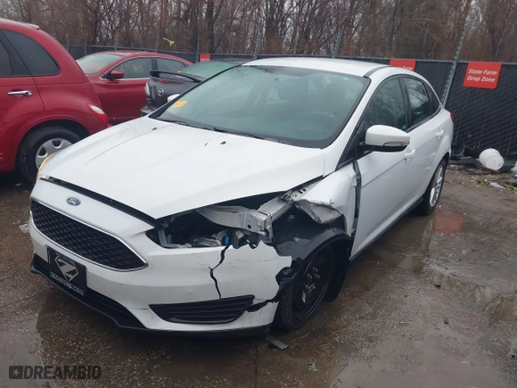 2016 Ford Focus SE with VIN 1FADP3F28GL234344, listed as a IAAI auction lot 41417129 with 68,167 mi miles. Bid and sale history available at carsss.com. Image 18.