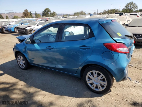 2012 Mazda Mazda2 Sport with VIN JM1DE1KZ0C0150392, listed as a Copart auction lot 73841344 with 12,812 mi miles and Salvage Title. Bid and sale history available at carsss.com. Image 2.