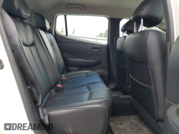 2019 Nissan LEAF SL Plus with VIN 1N4BZ1CP5KC317891, listed as a Copart auction lot 57491825 with 88,841 mi miles and Salvage title. Bid and sale history available at DreamBid. Image 10.