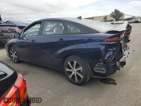 2019 Toyota Mirai with VIN JTDBVRBD6KA006509, listed as a Copart auction lot 45912985 with 29,114 mi miles and Salvage title. Bid and sale history available at DreamBid. Image 2.