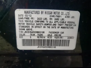 2012 Infiniti G25 Sedan x with VIN JN1DV6AR0CM862198, listed as a Copart auction lot 81505944 with 146,958 mi miles and Salvage Title. Bid and sale history available at carsss.com. Image 14.