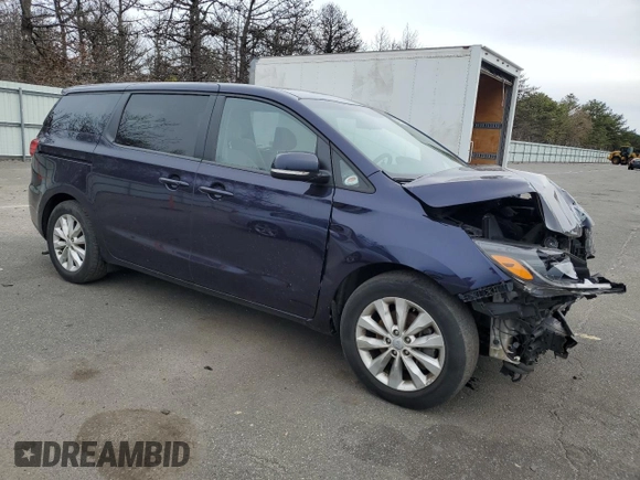 2019 Kia Sedona EX with VIN KNDMB5C13K6564982, listed as a Copart auction lot 51169315 with 66,343 mi miles and Salvage Title. Bid and sale history available at carsss.com. Image 4.