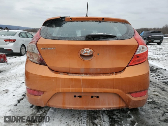2015 Hyundai Accent Sport with VIN KMHCU5AE4FU226886, listed as a Copart auction lot 44789755 with 118,907 mi miles and Salvage Title. Bid and sale history available at carsss.com. Image 6.