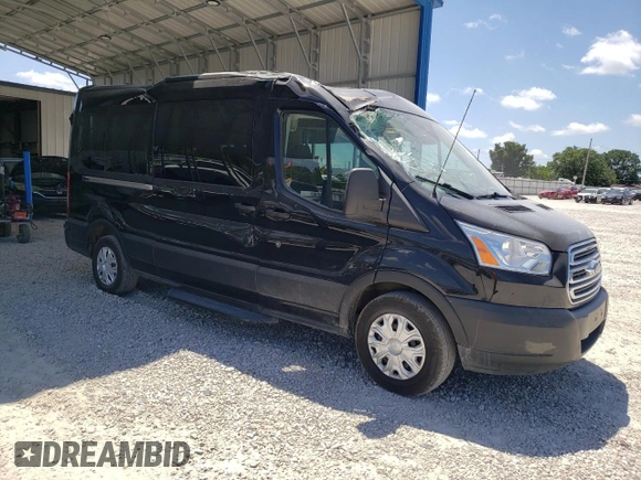 2019 Ford Transit Passenger XL with VIN 1FBAX2CG1KKA76553, listed as a Copart auction lot 61245855 with 81,984 mi miles and Salvage title. Bid and sale history available at DreamBid. Image 4.