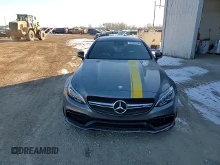 2017 Mercedes-Benz C 63 S AMG with VIN WDDWJ8HB2HF435306, listed as a Copart auction lot 82565744 with 46,587 mi miles and Salvage Title. Bid and sale history available at carsss.com. Image 14.