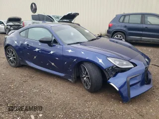 2023 Toyota GR86 with VIN JF1ZNBC13P8755654, listed as a Copart auction lot 87903585 with 59,440 mi miles and Salvage Title. Bid and sale history available at carsss.com. Image 4.