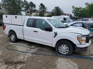 2021 Ford F-150 XL with VIN 1FTEX1C81MKE24869, listed as a Copart auction lot 61052235 with 73,034 mi miles and Clean title. Bid and sale history available at DreamBid. Image 4.