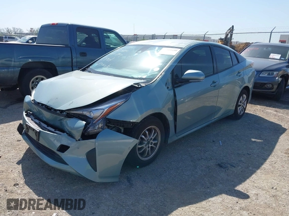 2018 Toyota Prius Two with VIN JTDKBRFU3J3068729, listed as a IAAI auction lot 41989450 with 192,848 mi miles and . Bid and sale history available at DreamBid. Image 2.