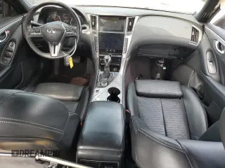 2020 Infiniti Q50 Luxe with VIN JN1EV7AR2LM254113, listed as a Copart auction lot 53379655 with 56,099 mi miles and Salvage title. Bid and sale history available at DreamBid. Image 8.