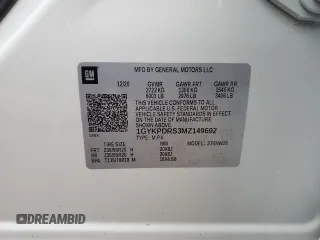 2021 Cadillac XT6 Premium Luxury with VIN 1GYKPDRS3MZ149692, listed as a Copart auction lot 47109805 with 82,004 mi miles and Salvage title. Bid and sale history available at DreamBid. Image 13.