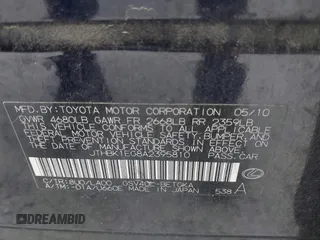 2010 Lexus ES 330 z VIN JTHBK1EG8A2395810, wystawiony jako IAAI lot #42134016 z przebiegiem 186 635 mil mil oraz . Historia ofert i sprzedaży dostępna na DreamBid. Obrazek 9.