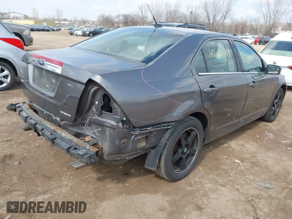 2012 Ford Fusion SEL with VIN 3FAHP0JG9CR207829, listed as a IAAI auction lot 42024719 with 180,501 mi miles. Bid and sale history available at carsss.com. Image 4.