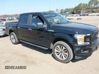 2018 Ford F-150 XL with VIN 1FTEW1EP2JFE13018, listed as a IAAI auction lot 42040276 with 97,563 mi miles. Bid and sale history available at carsss.com. Image 1.