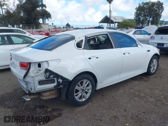 2017 Kia Optima LX with VIN 5XXGT4L37HG166481, listed as a IAAI auction lot 42248792 with 108,319 mi miles and . Bid and sale history available at DreamBid. Image 4.