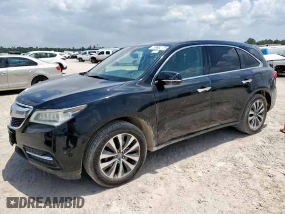 2015 Acura MDX Technology z VIN 5FRYD3H47FB004054, wystawiony jako Copart lot #59892725 z przebiegiem 260 201 mil mil oraz Czysty tytuł • Clean title. Historia ofert i sprzedaży dostępna na DreamBid. Obrazek 1.