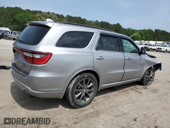 2018 Dodge Durango GT z VIN 1C4RDHDGXJC213152, wystawiony jako Copart lot #56956595 z przebiegiem 162 507 mil mil oraz Szkoda całkowita • Salvage title. Historia ofert i sprzedaży dostępna na DreamBid. Obrazek 3.